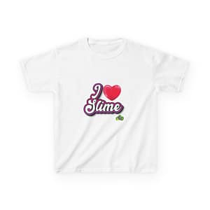 I Heart Slime Kids Tee | Cute Slime Graphic, Playful Kids Clothing